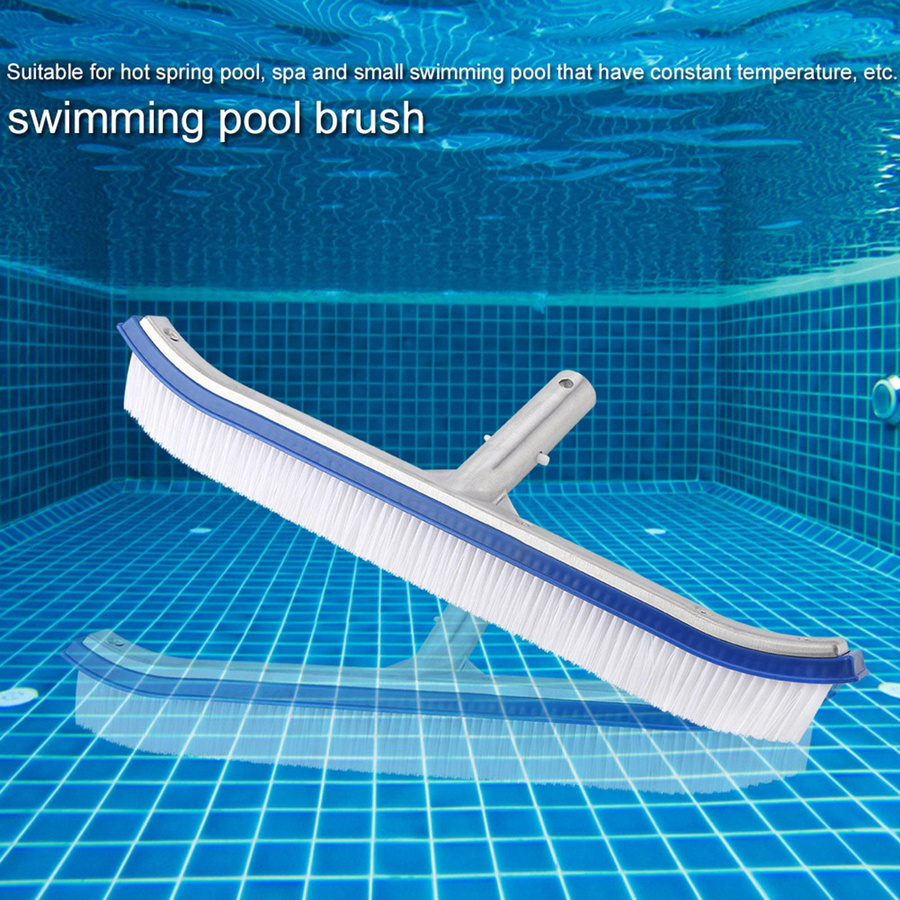 TOMTOP JMS 18-Zoll Schwimmbad-Wandbürste mit Aluminiumgriff in Blau zur Reinigung von Teich, Spa und Thermalbädern - Bild 3