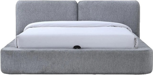 Vente-unique Bett mit Bettkasten Judalo in Grau, B/T/H: 241 x 180 x 90,5 cm - Bild 1