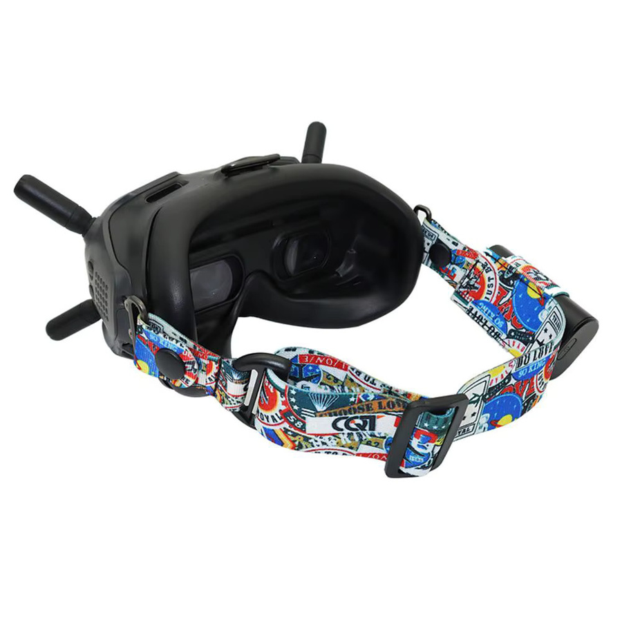 DJI Ersatz-Kopfband und Kopfriemen mit Schutzpolster für FPV Goggles V2, Multicolor - Bild 2