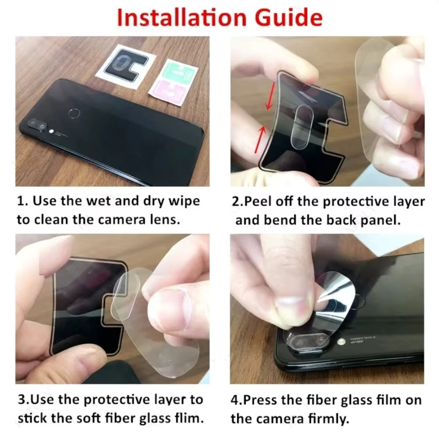 Realme Displayschutz aus gehärtetem Glas für Narzo 80x 80 Pro 50 50A 50i 30 30A 8 9 Pro GT inklusive Kameralinsen-Schutzfolie transparent - Bild 4