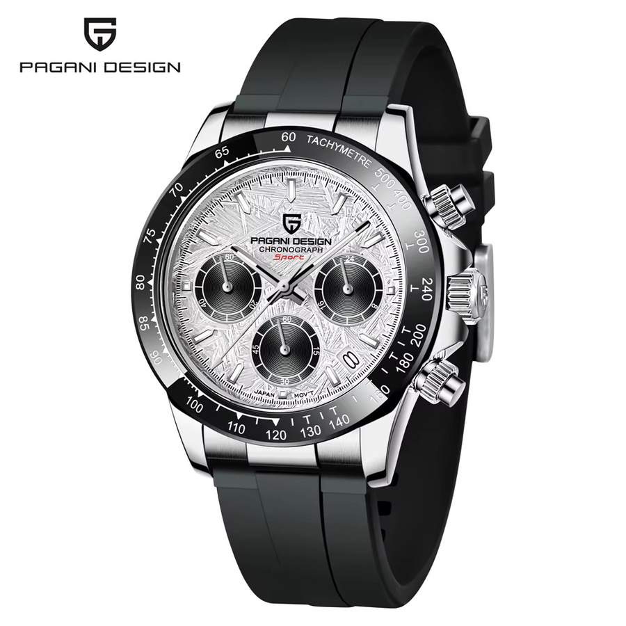 PAGANI DESIGN Chronograph, Quarz, Edelstahl, Saphirglas, Herren - Bild 6