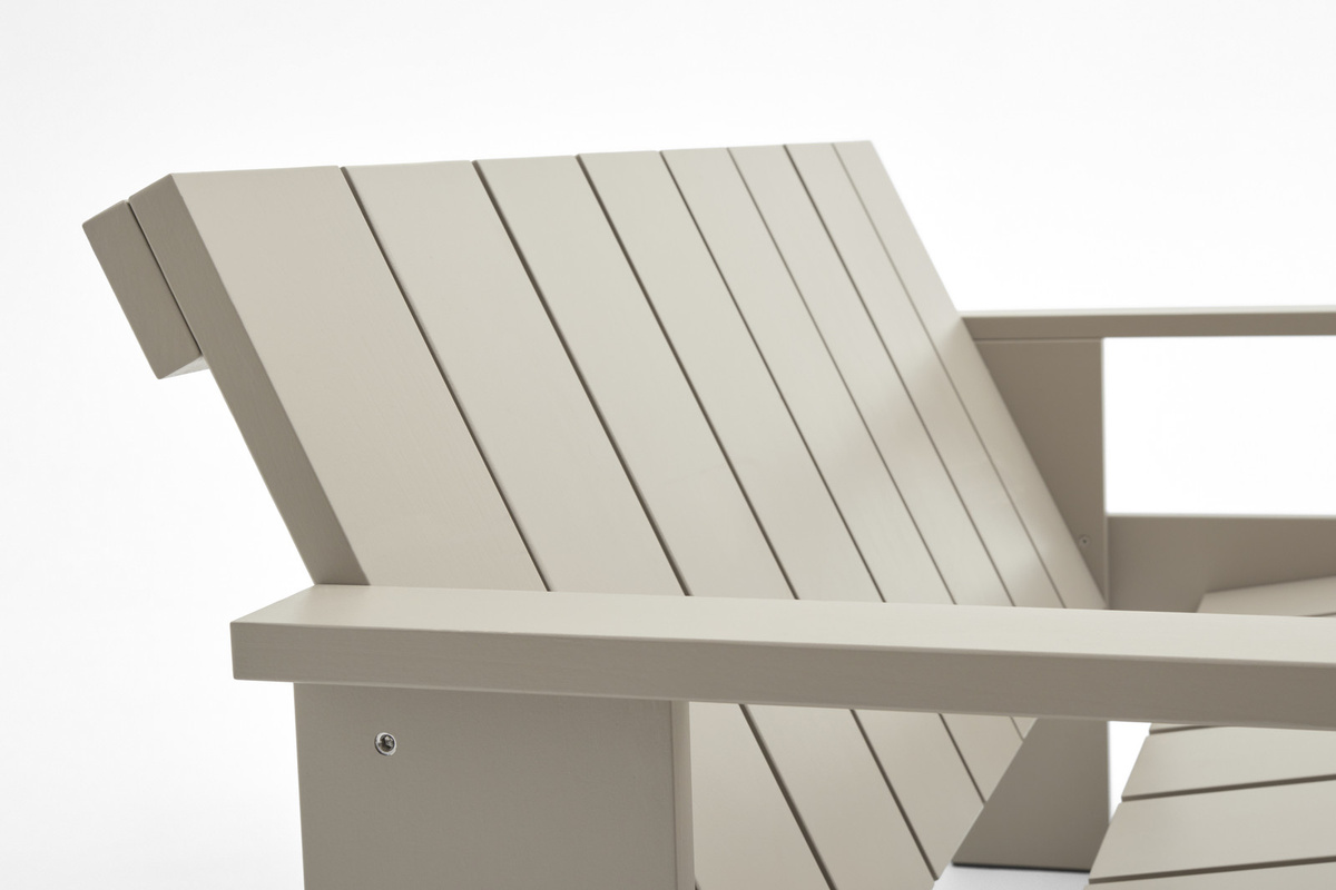 HAY Crate Lounge Sofa beige B/T/H: 134,5 x 77 x 77 cm - Bild 4