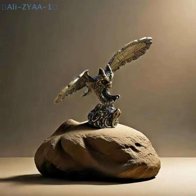 JETTING Eulenstatue aus Legierung in Gold als dekoratives Kunsthandwerk für dein Zuhause - Bild 2