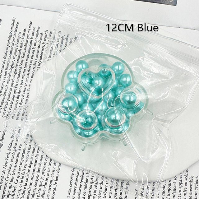 Fashnics Trauben-Quietschball, Sensorik-Fidget-Spielzeug mit bunten Perlen - Bild 1