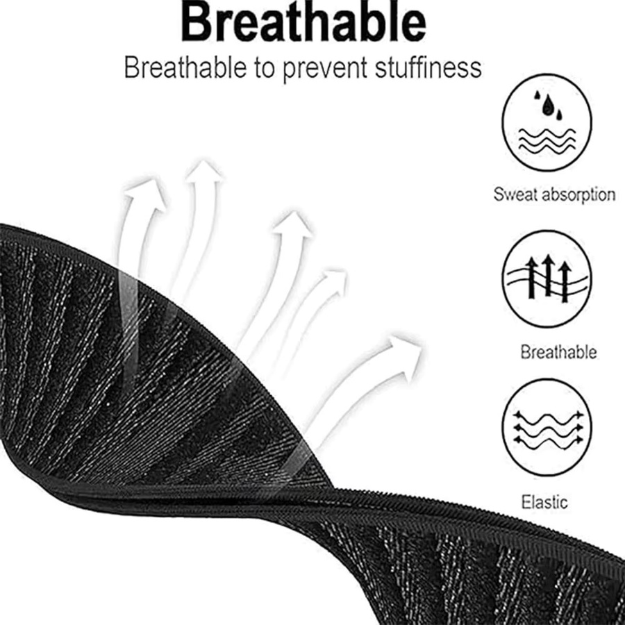 SZKOSTON Elastisches Nylon-Sportarmband für Whoop 5.0/MG Fitness-Tracker in Schwarz - Bild 2