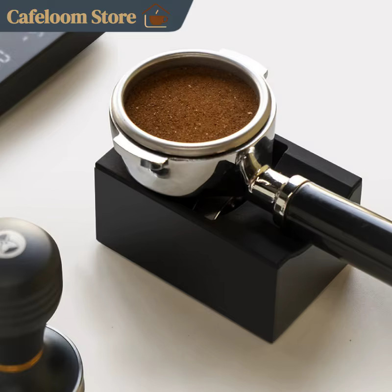Timemore Mini Cube Espresso Siebträgerhalter in Schwarz, rutschfester Tamper-Stützständer für Espresso-Maschinen - Bild 3