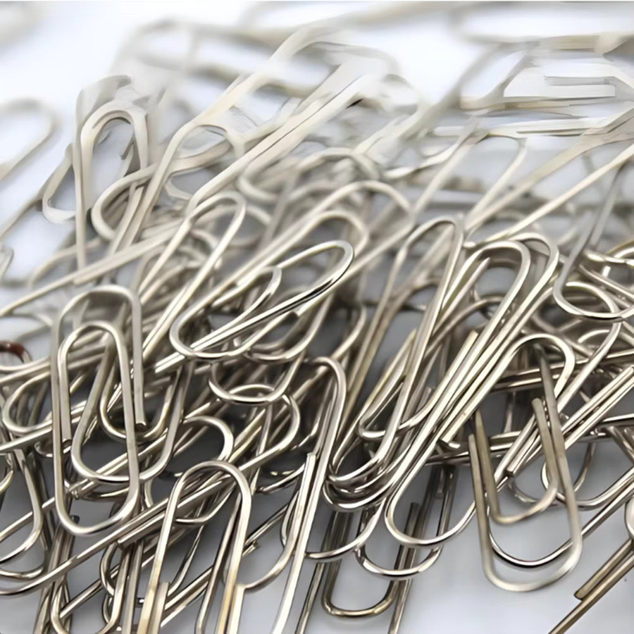 Metall Büroklammern aus Ni80 in Silber - Bild 2