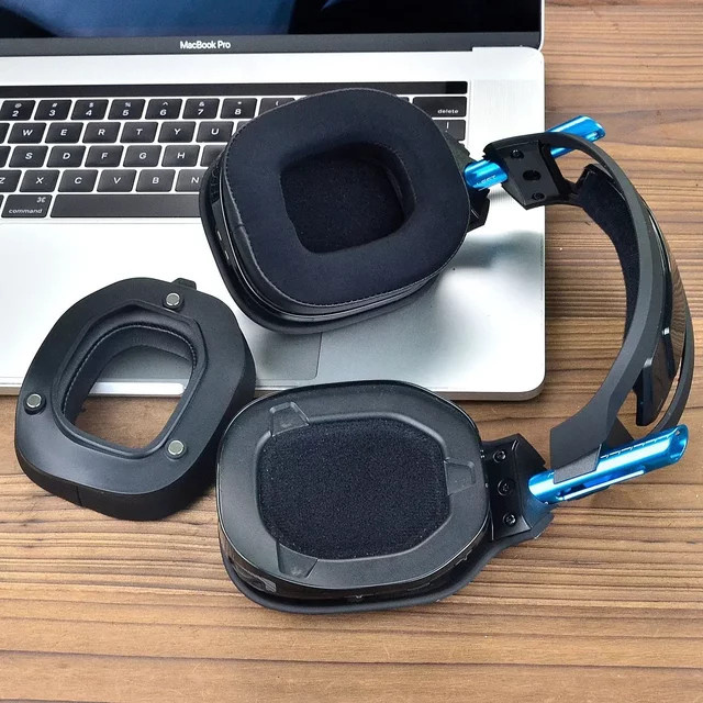 CHONGJIZHE Kühlende Gel-Ohrpolster in Schwarz für Astro A50 Gen 3 Gaming-Kopfhörer - Bild 1