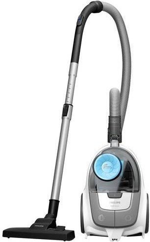 Philips Serie 2000 Bodenstaubsauger beutellos in Weiß-Blau mit 850W - Bild 1