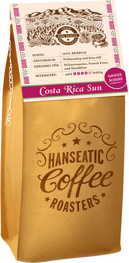Hanseatic Coffee Roasters, Costa Rica, Espresso-Röstung, 1 kg - Bild 1