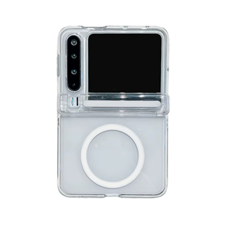 Transparente magnetische Stoßfeste Schutzhülle für Huawei Pura X mit kabellosem Laden - Bild 6