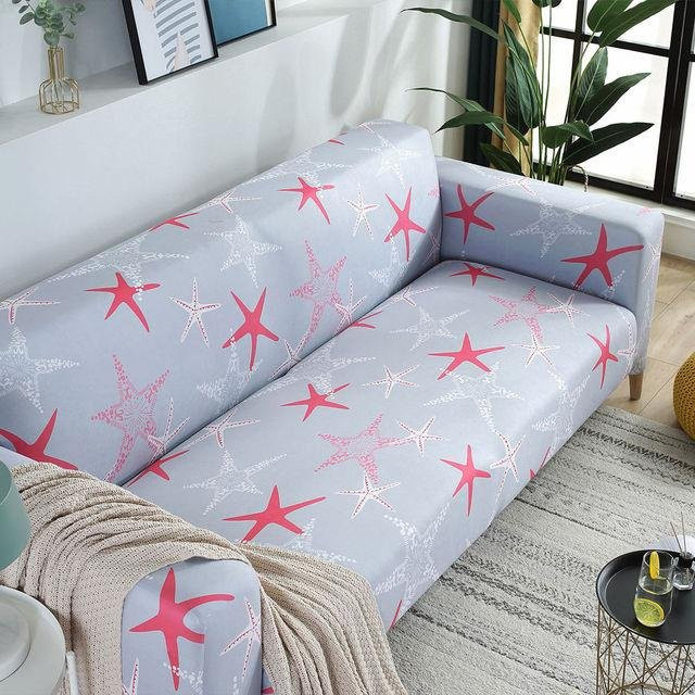 Yiran Furniture Elastischer Sofabezug für Ecksofas in Grau, 1-Sitzer, Breite: 90-140 cm - Bild 1