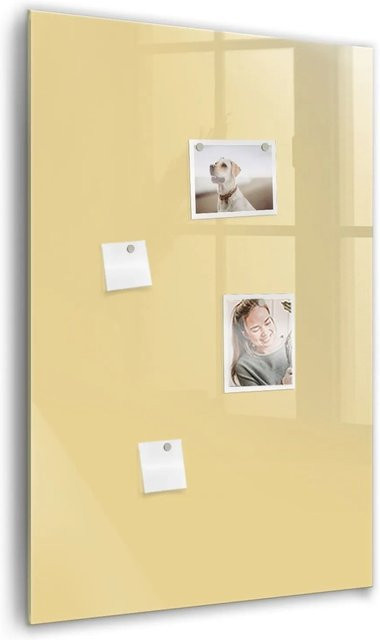 Tulup Glas Magnettafel in Cremefarben B: 60 cm, H: 90 cm - Bild 1