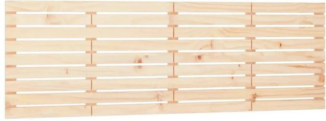 vidaXL Wand-Kopfteil aus Massivholz Kiefer in rustikalem Design, B/H/T: 166 x 63 x 3 cm - Bild 1