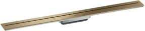 Hansgrohe Duschrinne Drain für Wandmontage aus Edelstahl in Bronze, Breite: 90 cm - Bild 1