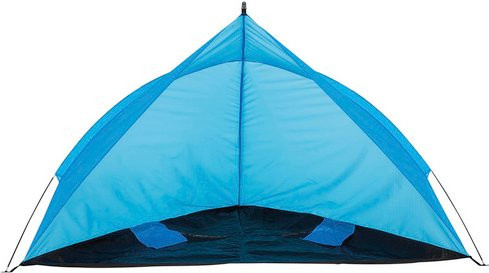 HAPPY PEOPLE Strandmuschel für 2 Personen in Hellblau, Breite: 110 cm, Höhe: 110 cm, Tiefe: 110 cm - Bild 1