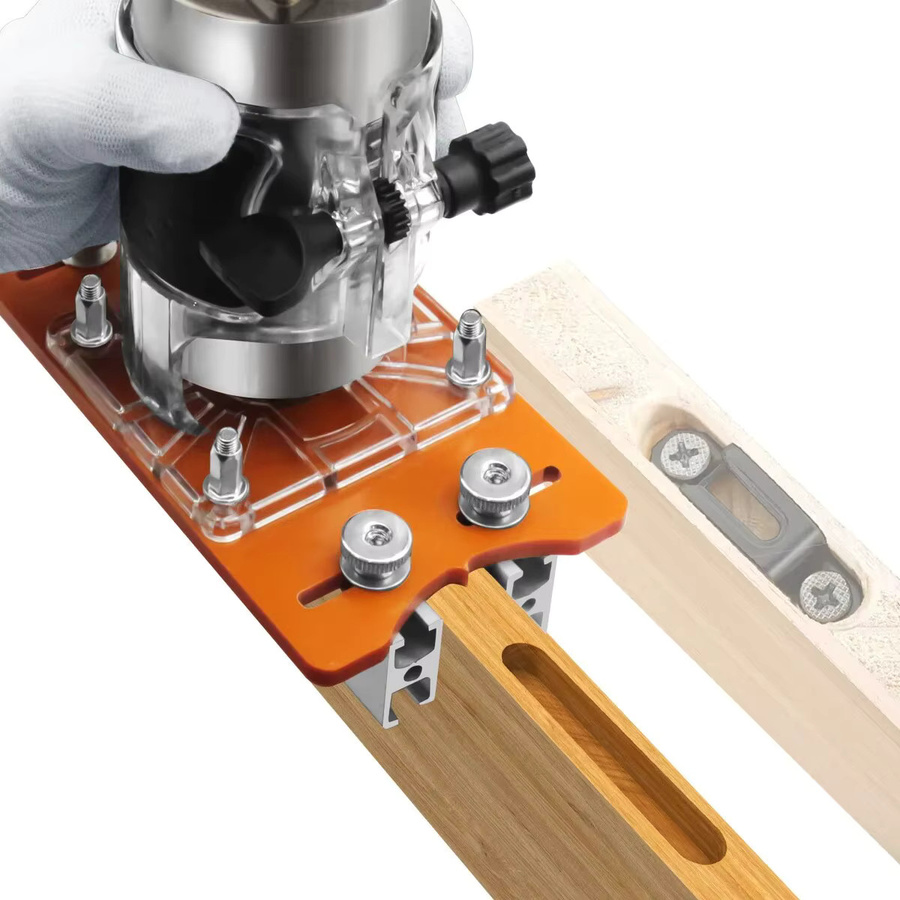 GDART 2-in-1 Schlitzhalterung für die Holzbearbeitung als unsichtbare Verbindungslösung und Schlitzführungsbasis für Möbel mit Schnallenverschluss - Bild 2