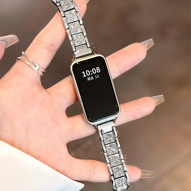 CHIICSMART Uhrenarmband Edelstahl, Diamant, Silber, Damen - Bild 1