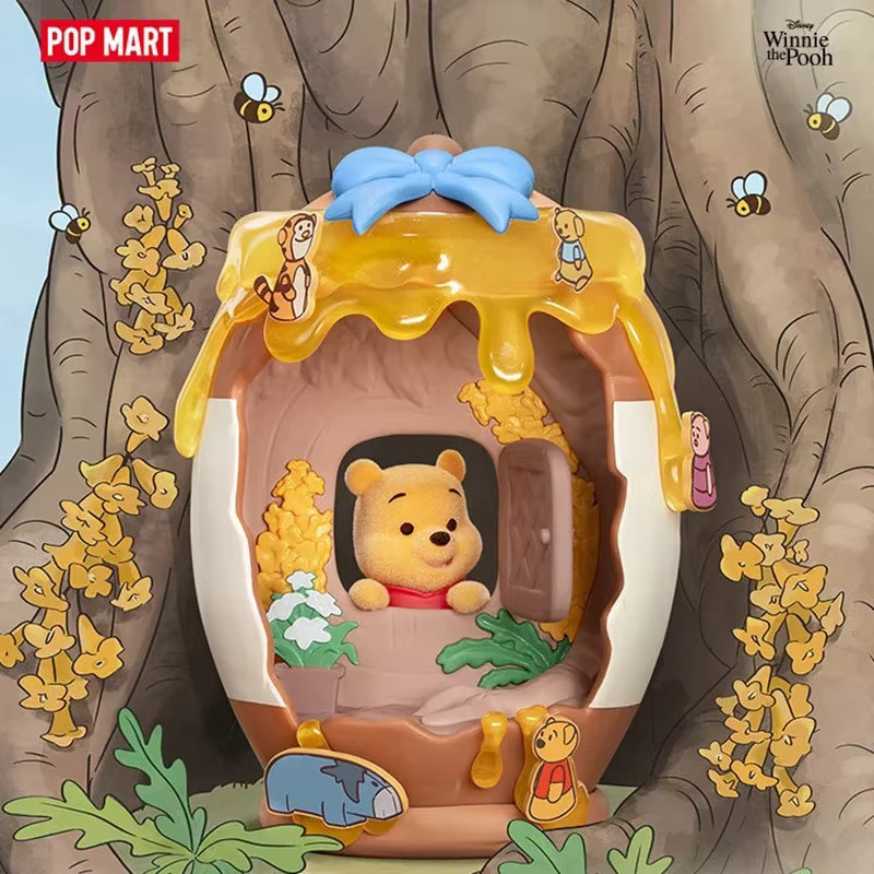 POP MART Winnie The Pooh Baumhaus-Theater-Serie, Actionfigur, Blind Box - Bild 1