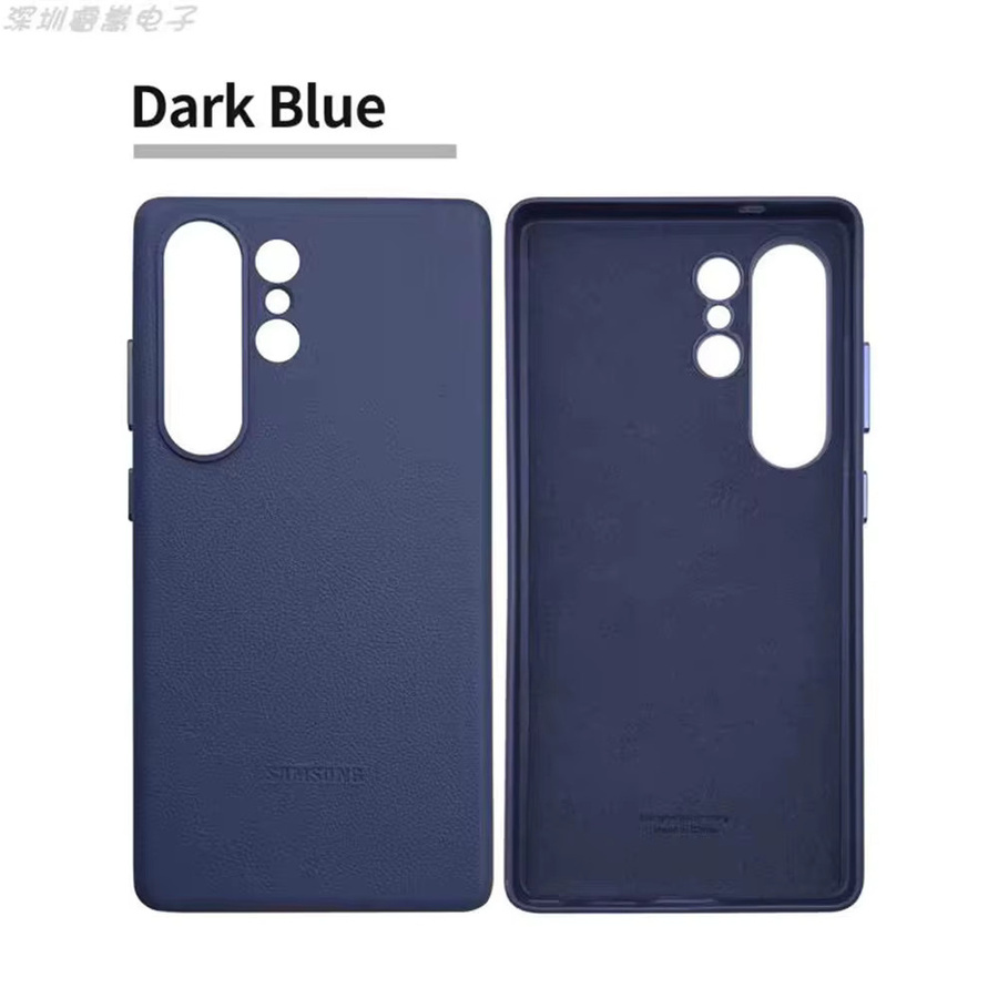 Luxuriöse Leder-Handyhülle für Samsung Galaxy S25 Ultra, S25 Plus, S25 und S25 Edge in Purple mit weicher Rückseite und Logo - Bild 3