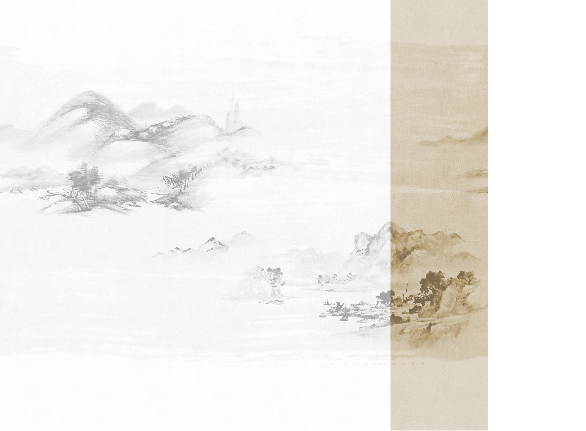 Jannelli & Volpi Mural Kawa Sepia Panel 5 Wandgestaltung in Braun und Multicolour im orientalischen Abstract-Design aus Vinyl - Bild 1