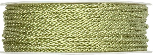 Halbach Kordel 2mm in Hellgrün, 10m Länge aus Baumwolle, Polyester und Acetat - Bild 1