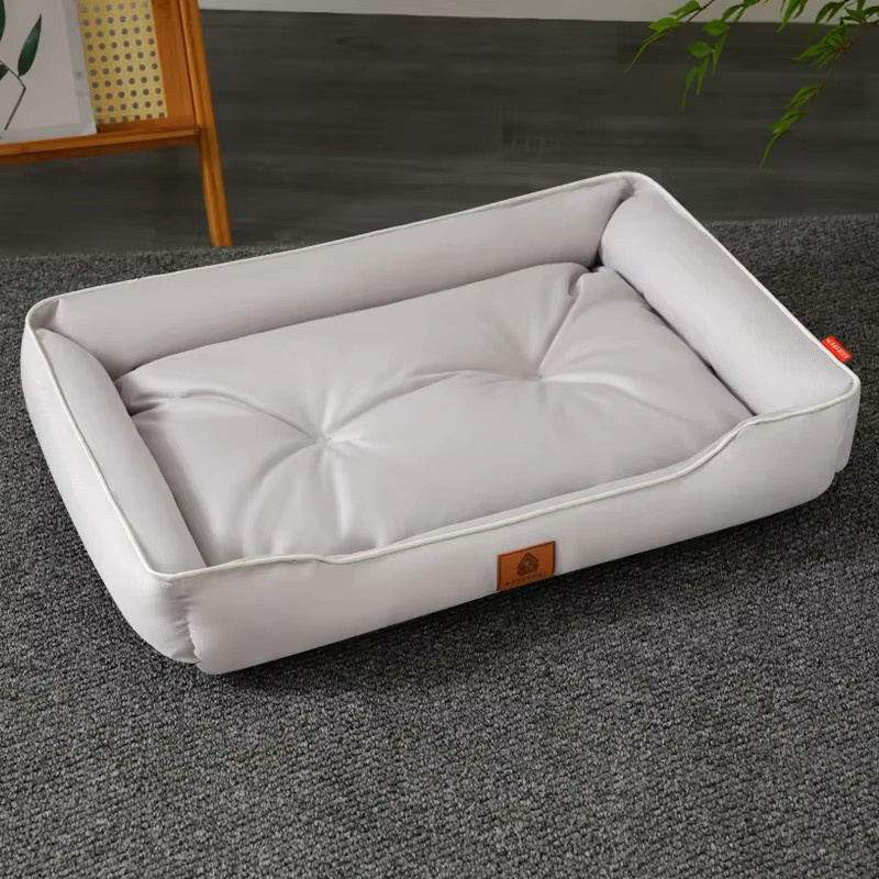 Four Seasons Paw Haustiersofa in Beige mit weichem Fleece und wasserdichtem Boden für Hunde und Katzen - Bild 2