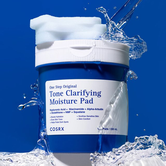 COSRX One Step Pad, 100 Blatt, Gesichtspflege mit Peptide und Kollagen - Bild 1
