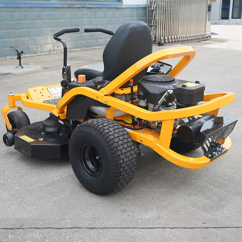 SAAO Zero-Turn Rasentraktor mit 46 Zoll Schnittbreite in Orange und Gelb - Bild 4