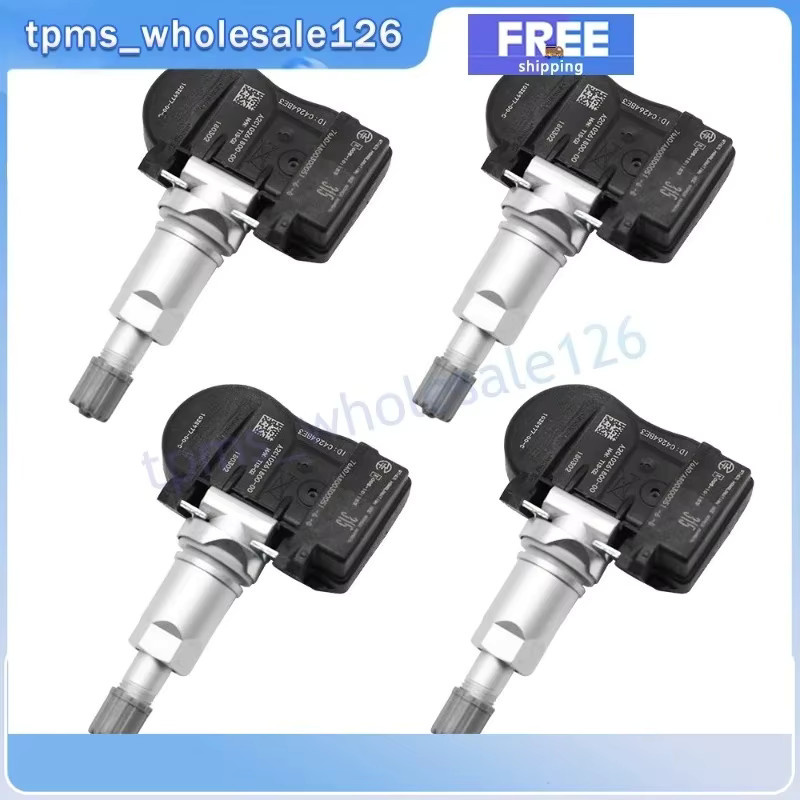GANGLE Reifendruckkontrollsystem Sensor Set 315MHz für Tesla, 4 Stück, Schwarz - Bild 2