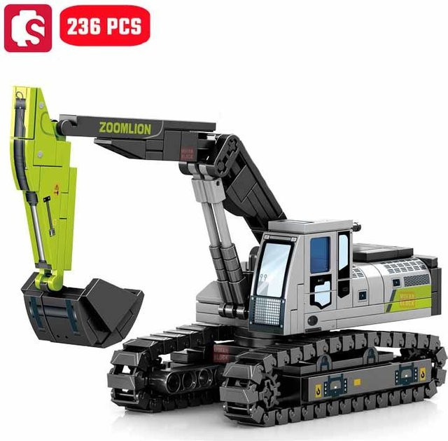 Yiran toy Bagger Mischwagen Konstruktionsfahrzeuge Bausatz 6-12 Jahre - Bild 1