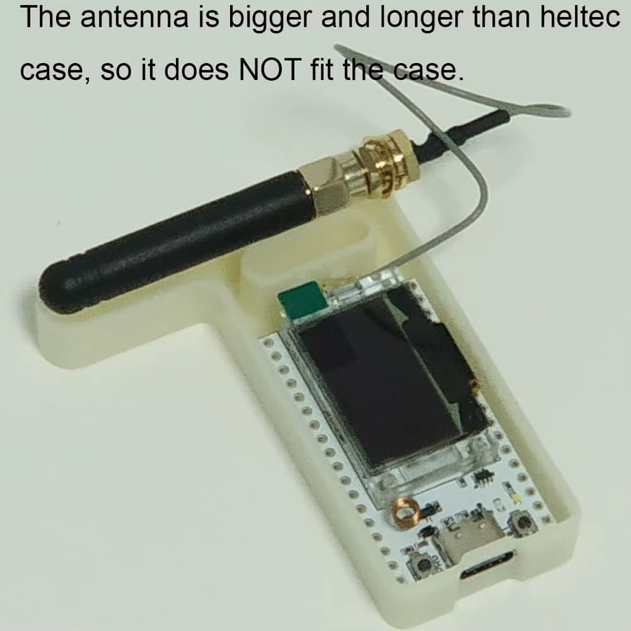 Heltec 915MHz LoRa Antenne mit 3dBi Verstärkung und U.FL zu SMA Anschluss für Heltec LoRa 32 V3 und CubeCell HTCC-AB02S GPS Boards, 4er-Pack, Schwarz - Bild 4