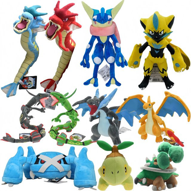 DUODUOBAO Pokémon Plüschspielzeug, Stoffpuppen, Bunt / Mehrfarbig - Bild 1