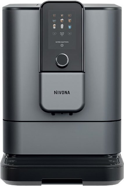 Nivona RomaticaPlus 8117 Kaffee-Vollautomat in Blau/Grau mit integrierter Heißwasserfunktion und herausnehmbarem Wassertank - Bild 1