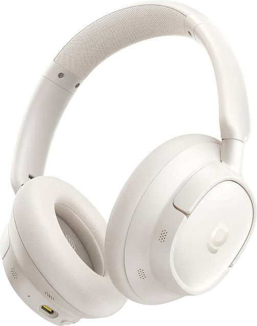 Baseus Bass BH1 NC Wireless ANC Over-Ear Kopfhörer mit Bluetooth und USB-C in Weiß - Bild 1