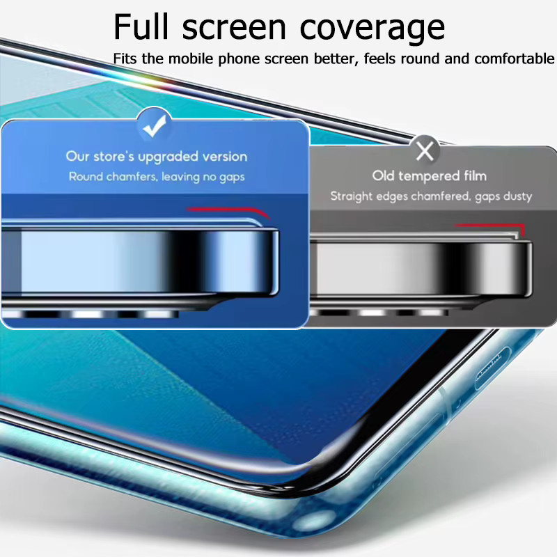 Gehärtetes Glas Display Schutzfolie für vivo Y100t Y100i Y31 Pro Y19 Y19s Y39 Y04 Y29s Y29 Y37 Y58 Y18 Y18i Y18t Y18e Y38 Y3 in Transparent - Bild 4