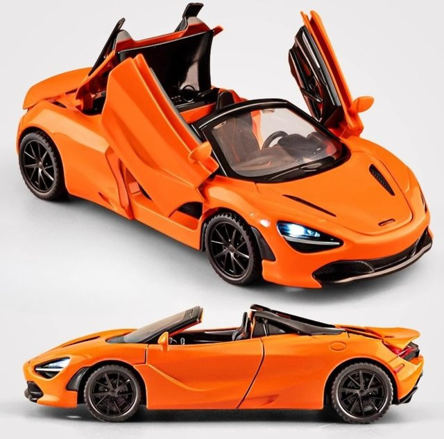 MAKEDA 720S Senna Sportwagen, Modell, 1:32, Metalldruckguss, mit Licht und Sound - Bild 1