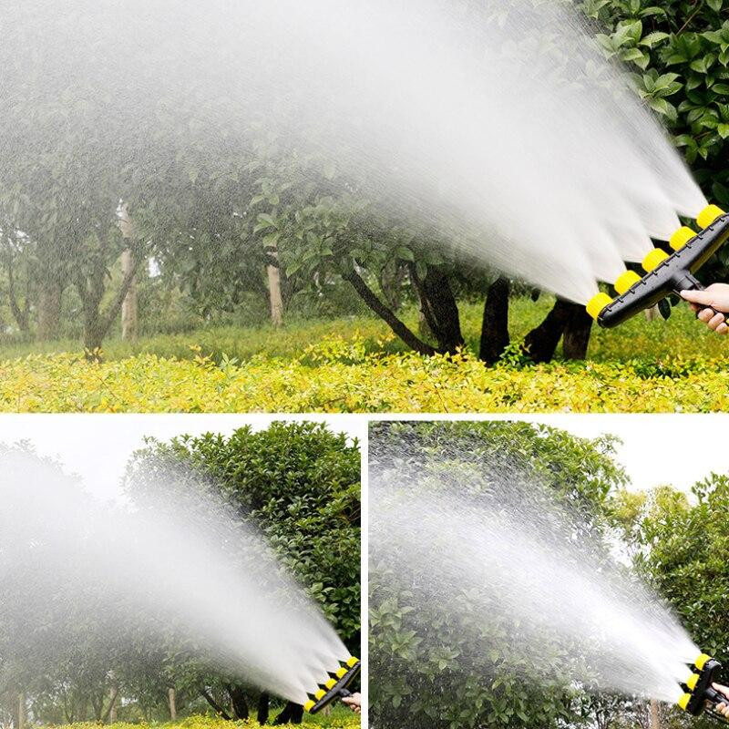 ZENTAURA Garten Sprinkler mit 5 Düsen und einstellbarem Durchfluss für die Bewässerung von Rasen und Gemüse, 1.5 Zoll, ABS - Bild 6