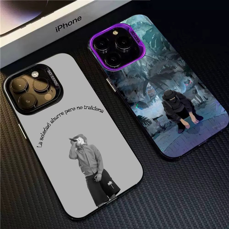 Rapper B-BENY JR Handyhülle für iPhone 11 bis 17 Pro Max, matt und stoßfest mit Anti-Fall Schutz Rückseite - Bild 2