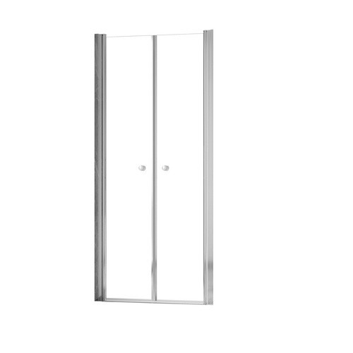 Schulte Garant 2.0 Duschtür als Pendeltür in Nische, Farbe: Silber, B: 80 cm, H: 200 cm - Bild 2