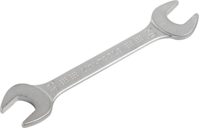 LUX-TOOLS Ringschlüssel aus Chrom-Vanadium in Silber, Maulweite: 30 mm und 32 mm - Bild 1