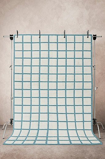 BERKEL Wollteppich Diamonds in Blau, B/T: 200 x 300 cm - Bild 1