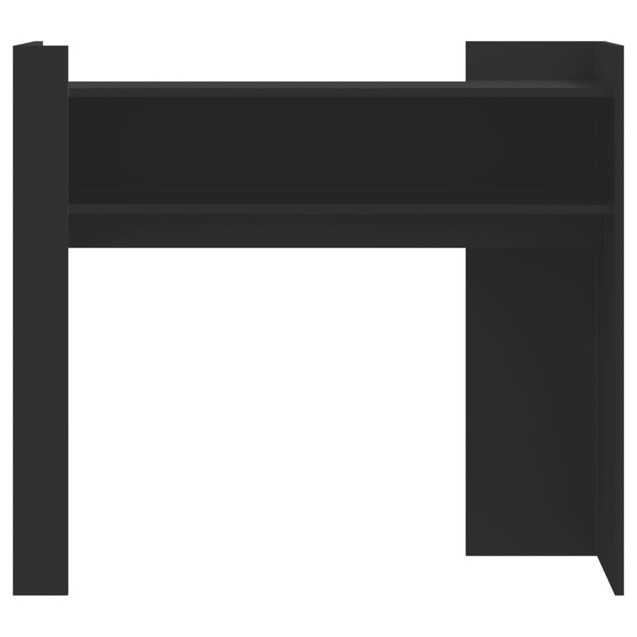 vidaXL Konsolentisch in Schwarz, klassisch, Holzwerkstoff, B/T/H: 100 x 35 x 90 cm - Bild 4