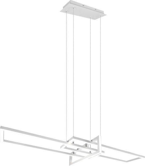 Trio LED Pendelleuchte Salinas modern Weiß matt B: 1500 cm, T: 1100 cm, H: 400 cm, dimmbar - Bild 1