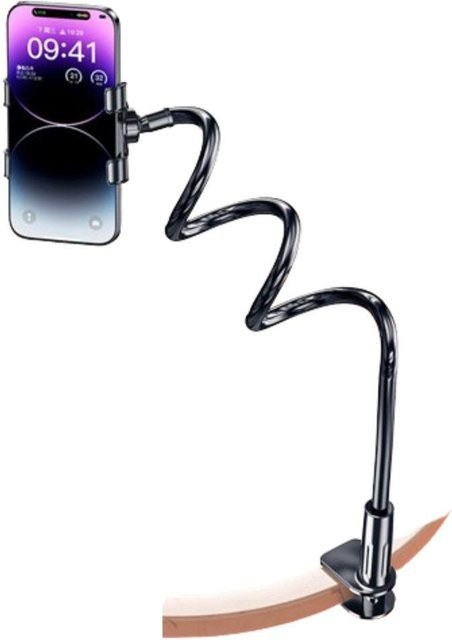 Ruisenes Flexibler Handyhalter für Nachttisch in Schwarz, Breite: 80 cm - Bild 1