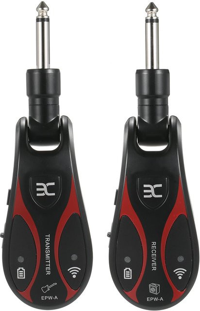 ENO EPW-A Gitarren-Wireless-System in Schwarz mit wiederaufladbarem Audio-Sender und Empfänger sowie UHF-6,35-mm-Stecker - Bild 1