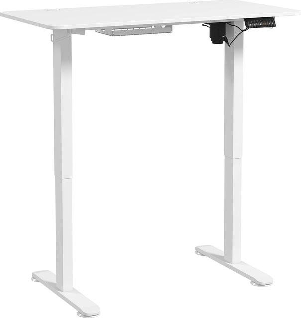 Vinsetto Elektrischer Schreibtisch höhenverstellbar Weiß B/T/H: 120 x 60 x 72-116 cm - Bild 1