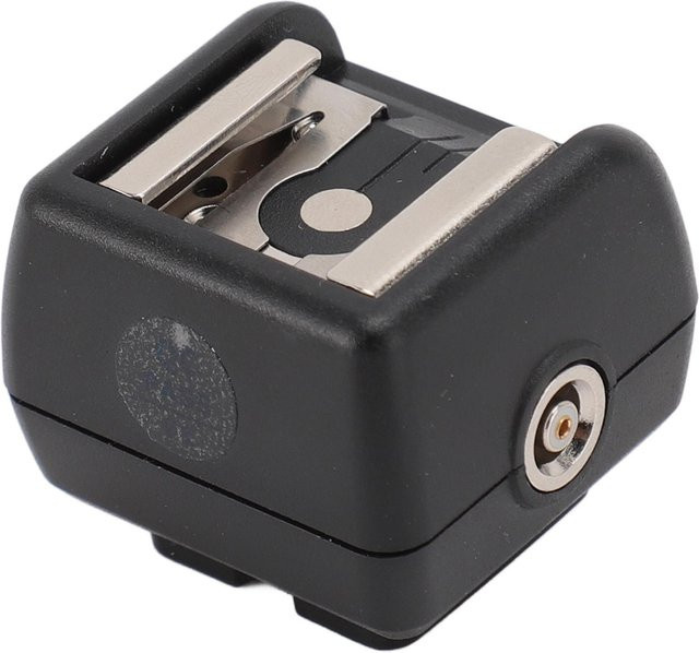 Koogeelife Blitzschuh-Adapter mit PC-Anschluss für Nikon und Pentax in Schwarz - Bild 1