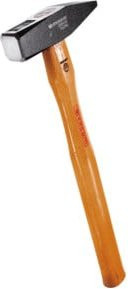 Facom Schlosserhammer mit Hickory-Stiel aus Holz und Stahl Kopf, Farbe Silber/Braun, 27 mm - Bild 1