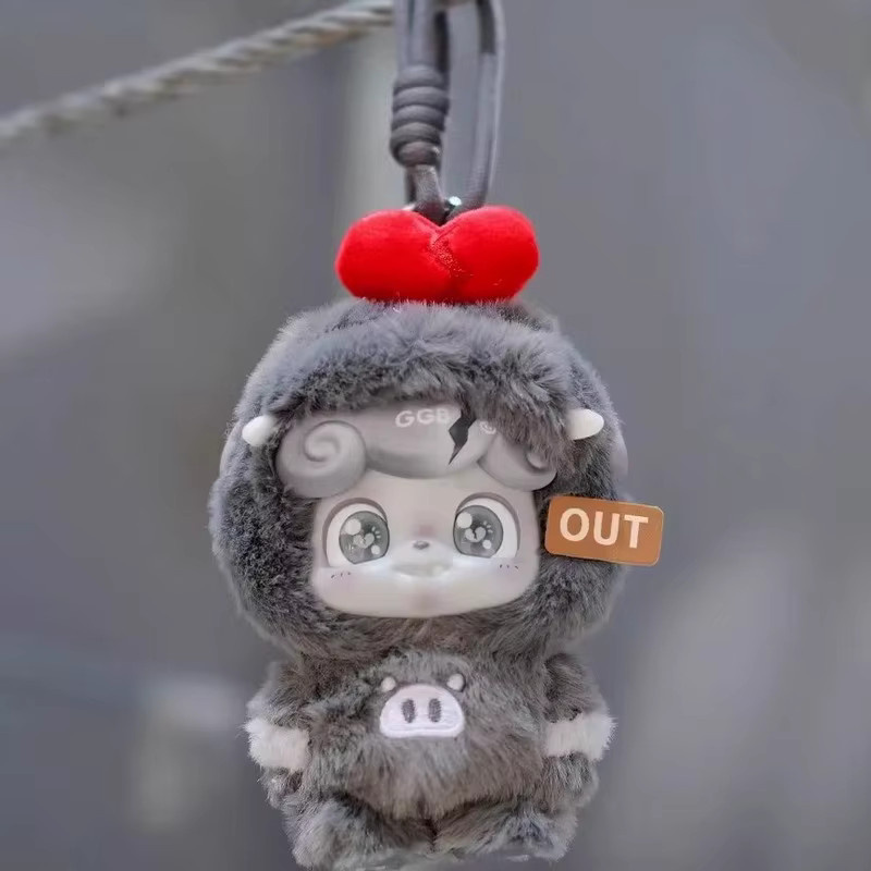Jotoys Q.Kid X Ggbond Super Bro Serie, Blind Box, Schlüsselanhänger, Ornament - Bild 3